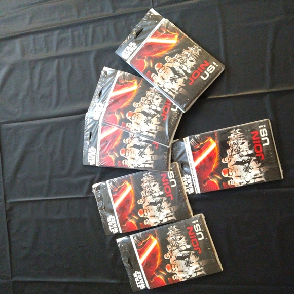 Disney Star Wars Invitations & Thank You Postcards NWT - Picture 3 of 4